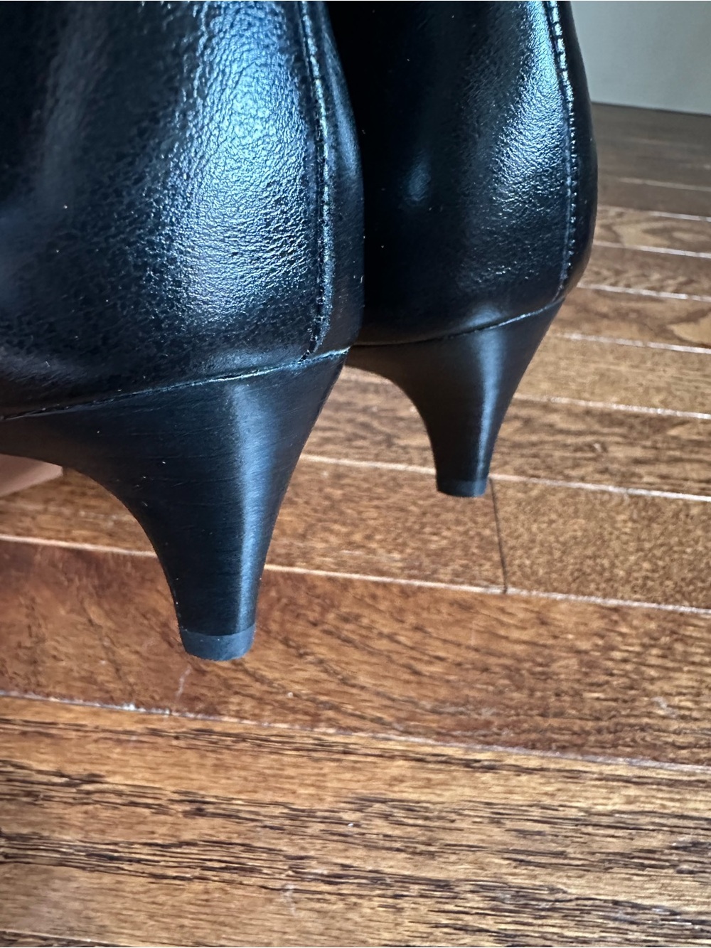 NWOB Madewell Emilie Ankle Boot Crinkled Patent Leather Black Sz 7 NX217 - Picture 10 of 16